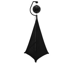Holder med motor for discokuler opp til 50 cm (svart)