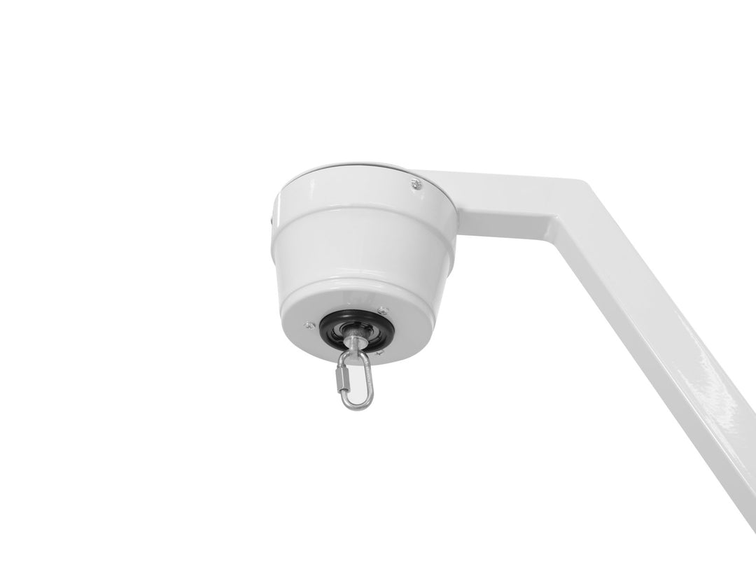 Holder med motor for discokuler opp til 50 cm (hvit)