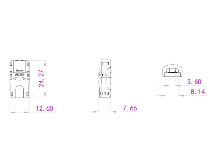 EUROLITE LED-strip fleksibel kontakt 2Pin 8mm