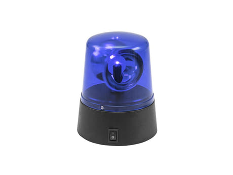 EUROLITE LED Mini-politifyrlykt blå USB/batteri