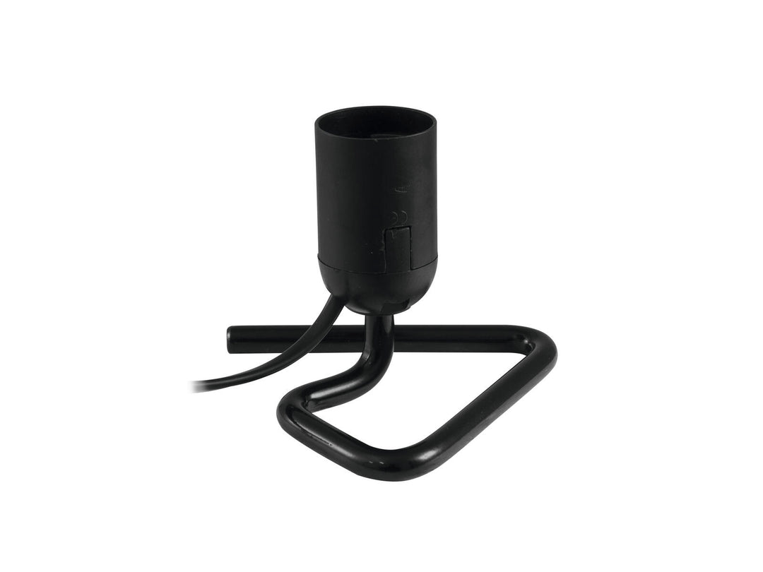 EUROLITE sett LED E27 RGB/WW/CW WiFi + trekantet base, svart