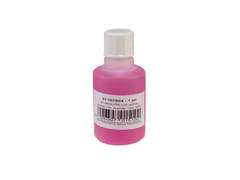 EUROLITE UV-aktivt stempelblekk, transparent rødt, 50ml
