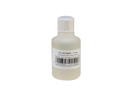 EUROLITE UV-aktivt stempelblekk, transparent blå, 50ml