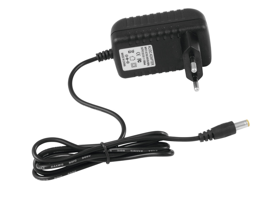 EUROLITE elektronisk strømforsyning DC 12V, 1A