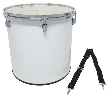 Basix surdo 16" x 16", hvit, med bærerem