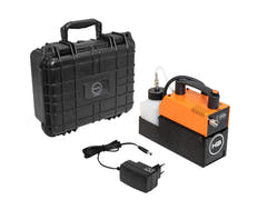 HAZEBASE PICCOLA Batteridrevet tåkemaskin DMX