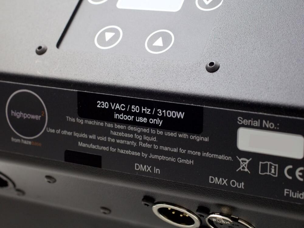 HAZEBASE HIGHPOWER² turné-røykmaskin