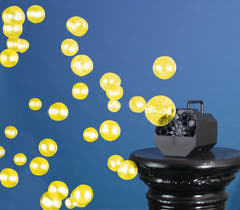 EUROLITE UV-boblevæske 1l gul