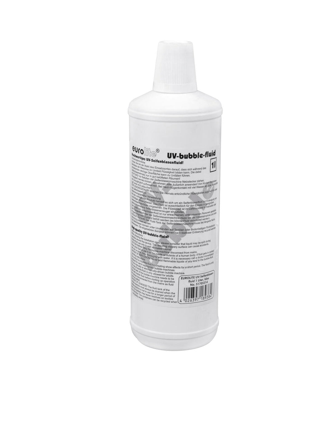 EUROLITE UV-boblevæske sett 3x1 l