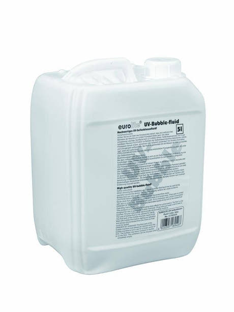 Eurolite såpeboblevæske (5L, UV-blå)