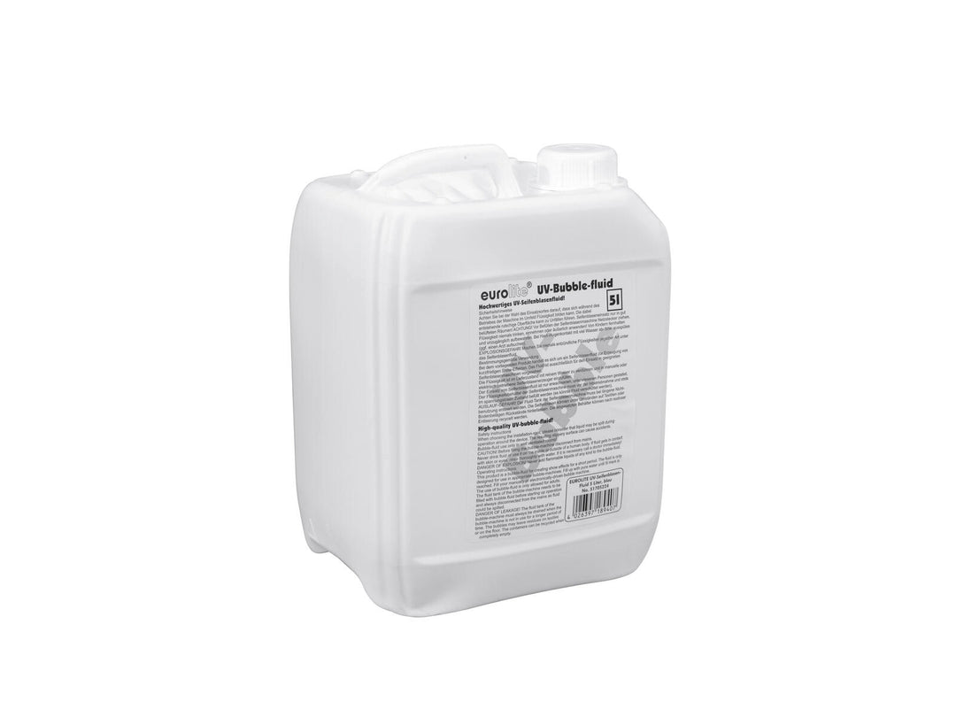 EUROLITE sett med 3x UV Bubble Fluid 5l gul + rød + blå