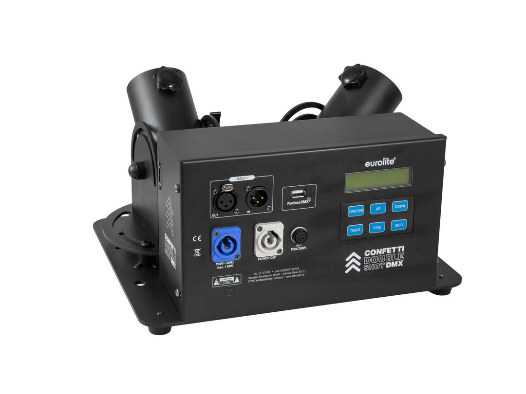 EUROLITE konfetti Double Shot DMX