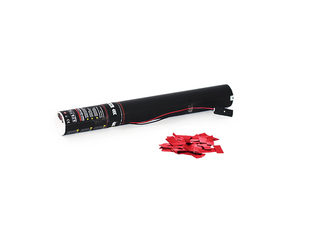 TCM FX elektrisk konfettikanon 50cm, rød