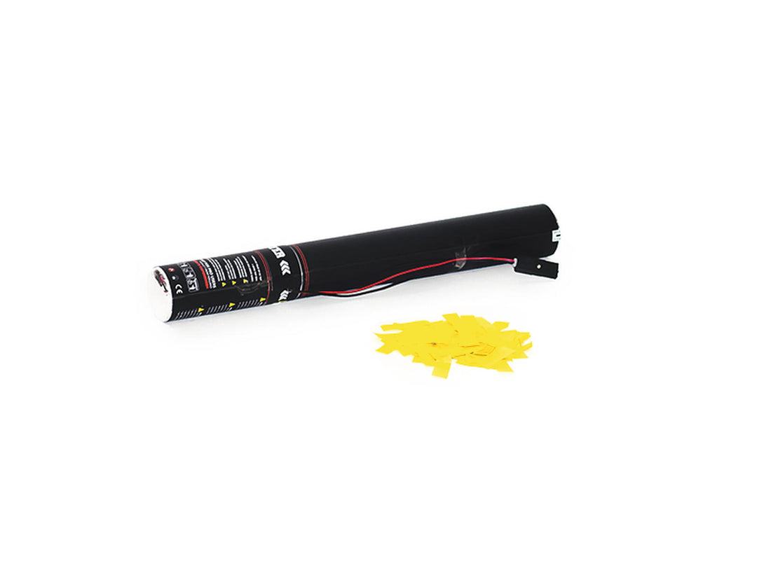 TCM FX elektrisk konfettikanon 50 cm, gul