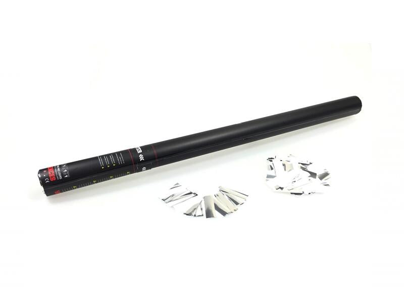 TCM FX Electric Confetti Cannon 80cm, hvit/sølv