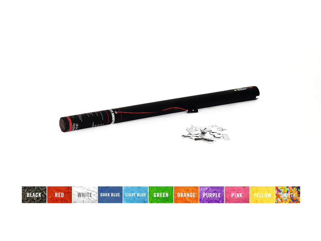 TCM FX Electric Confetti Cannon 80cm, hvit/sølv