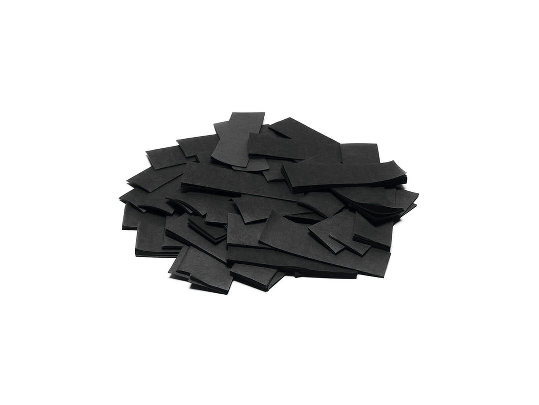 TCM FX Slowfall Confetti rektangulær 55x18mm, black, 1kg