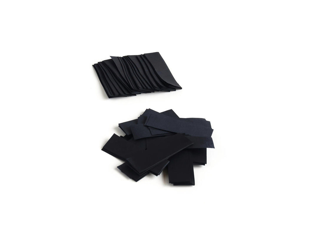 TCM FX Slowfall Confetti rektangulær 55x18mm, black, 1kg