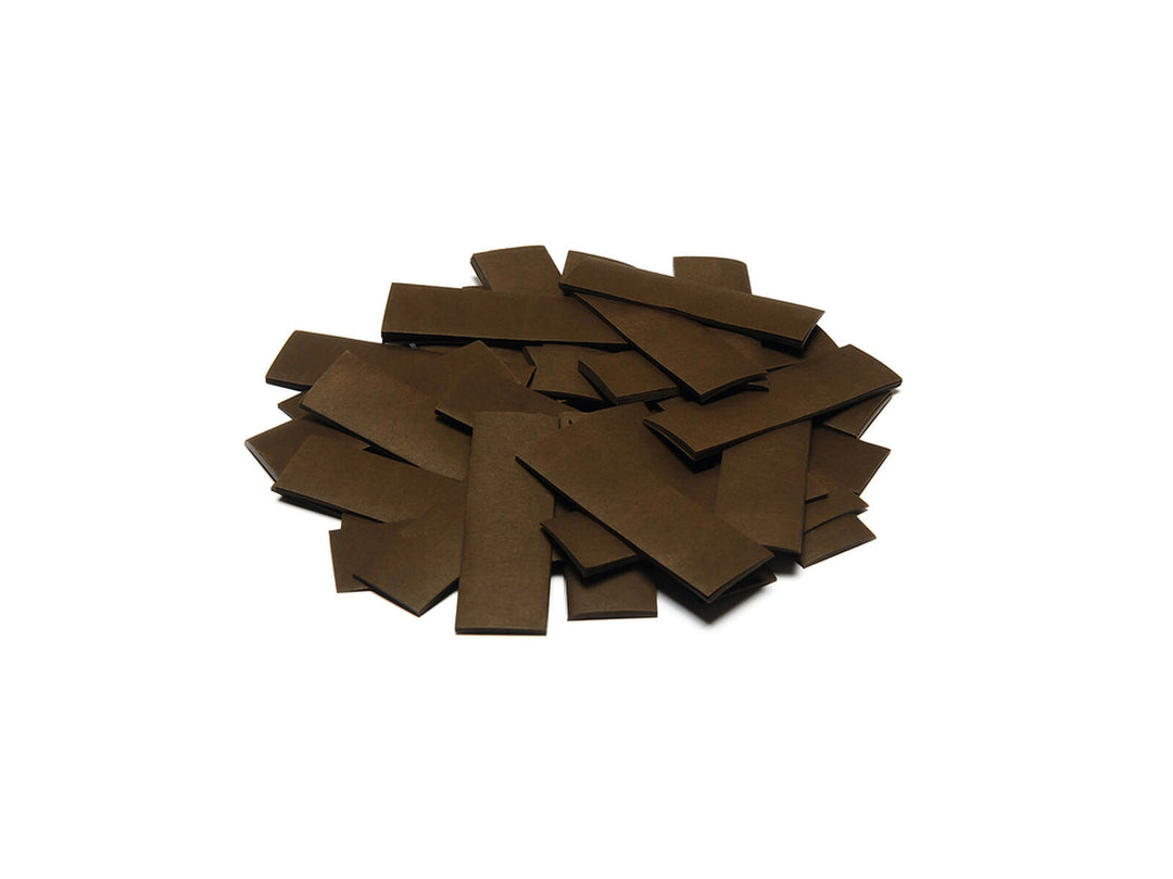 TCM FX Slowfall Confetti rektangulær 55x18mm, brun, 1kg