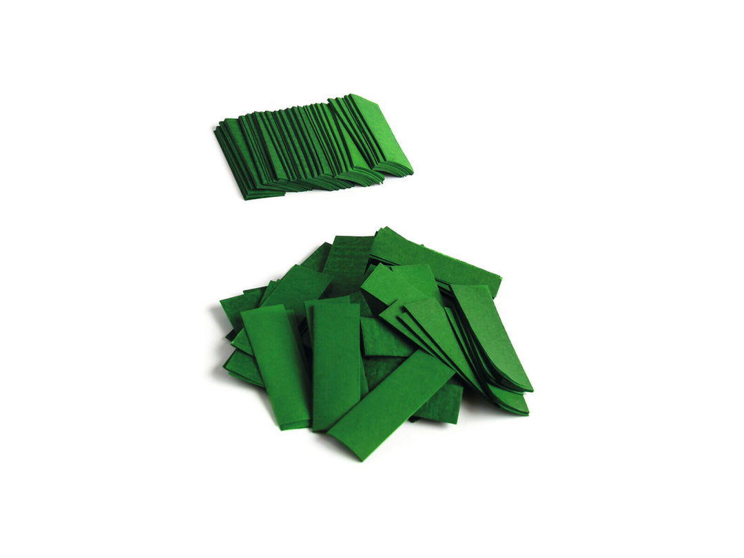 TCM FX Slowfall Confetti rektangulær 55x18mm, mørkegrønn, 1kg