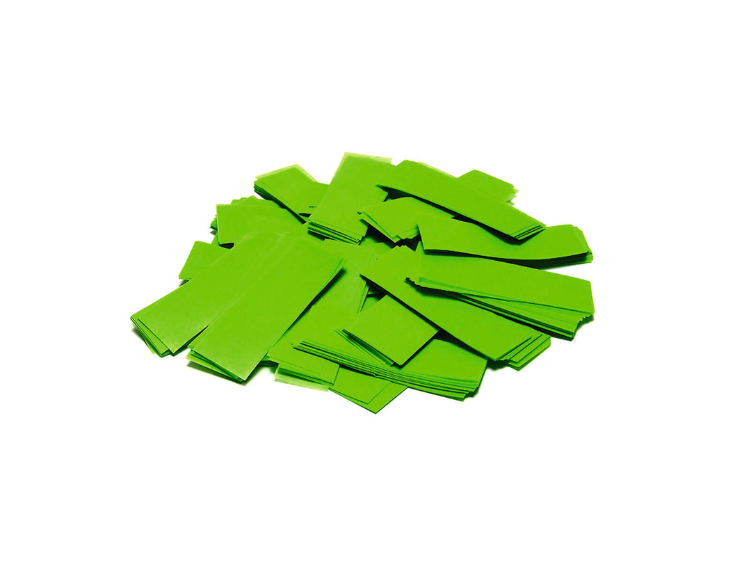 TCM FX Slowfall konfetti rektangulært 55x18mm, lysegrønt, 1kg