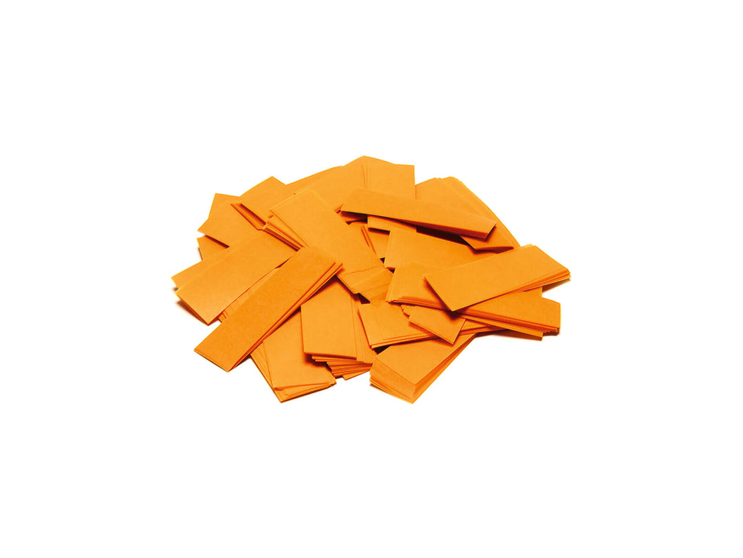 TCM FX Slowfall Confetti rektangulær 55x18mm, orange, 1kg
