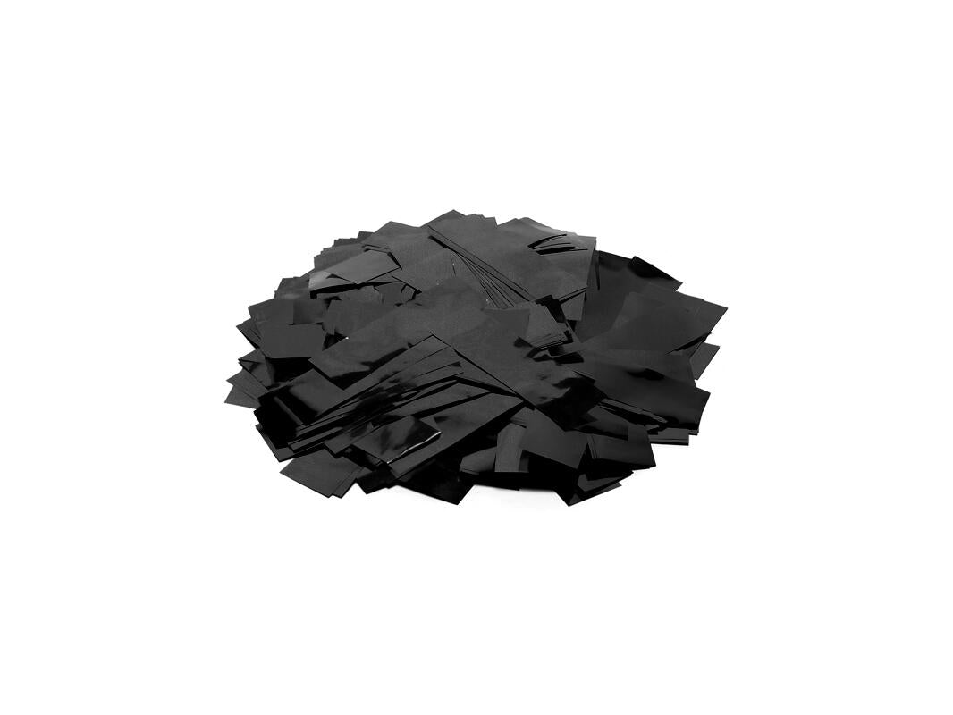 TCM FX Metallic Confetti rektangulær 55x18mm, svart, 1kg