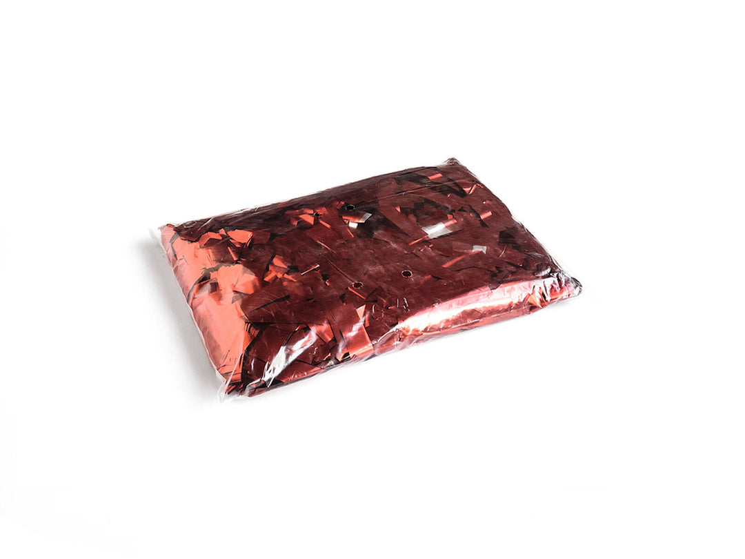 TCM FX Metallic Confetti rektangulær 55x18mm, rød, 1kg