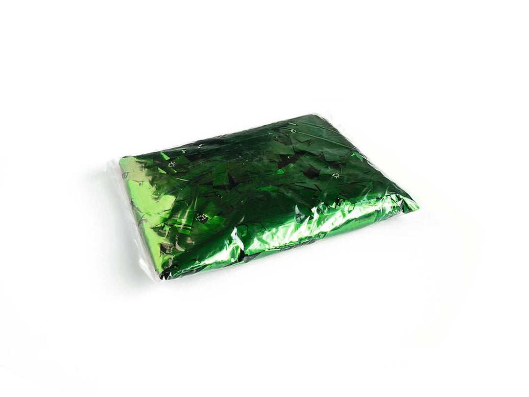 TCM FX Metallic Confetti rektangulær 55x18mm, grønn, 1kg