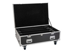 ROADINGER Flightcase PRO 4x LED BAR-8 SWING med hjul