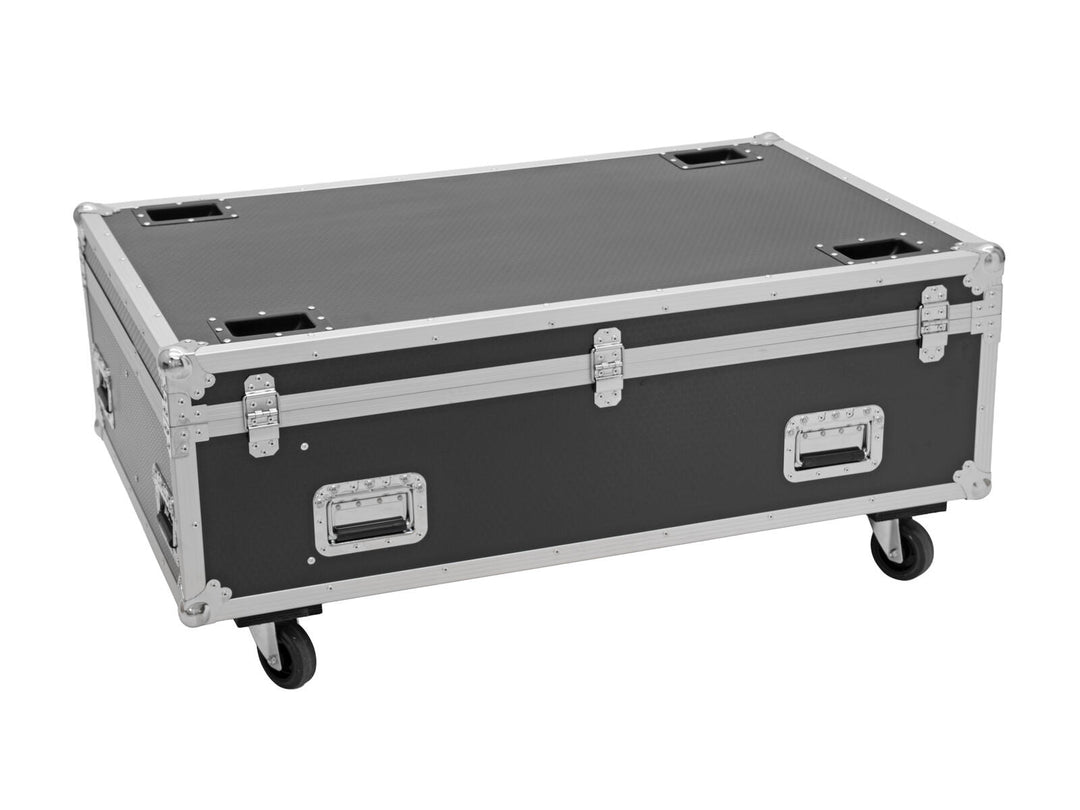 ROADINGER Flightcase PRO 4x LED BAR-8 SWING med hjul