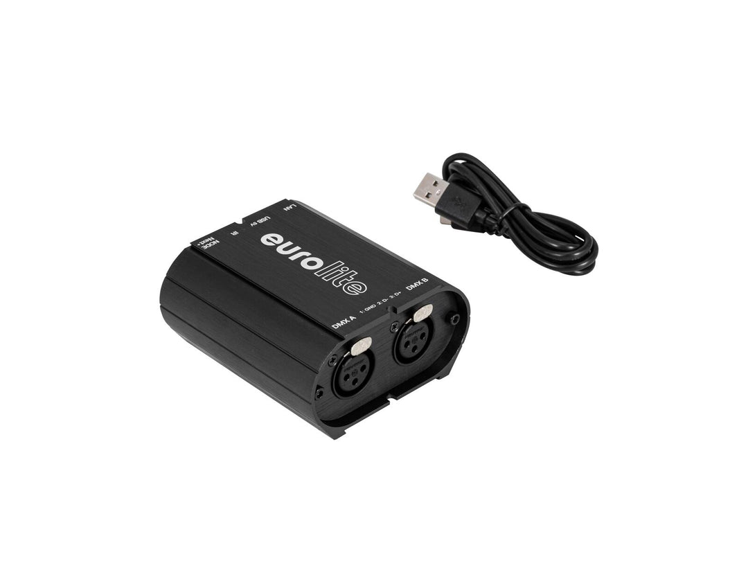 EUROLITE USB/LAN-DMX 2x512ch-grensesnitt