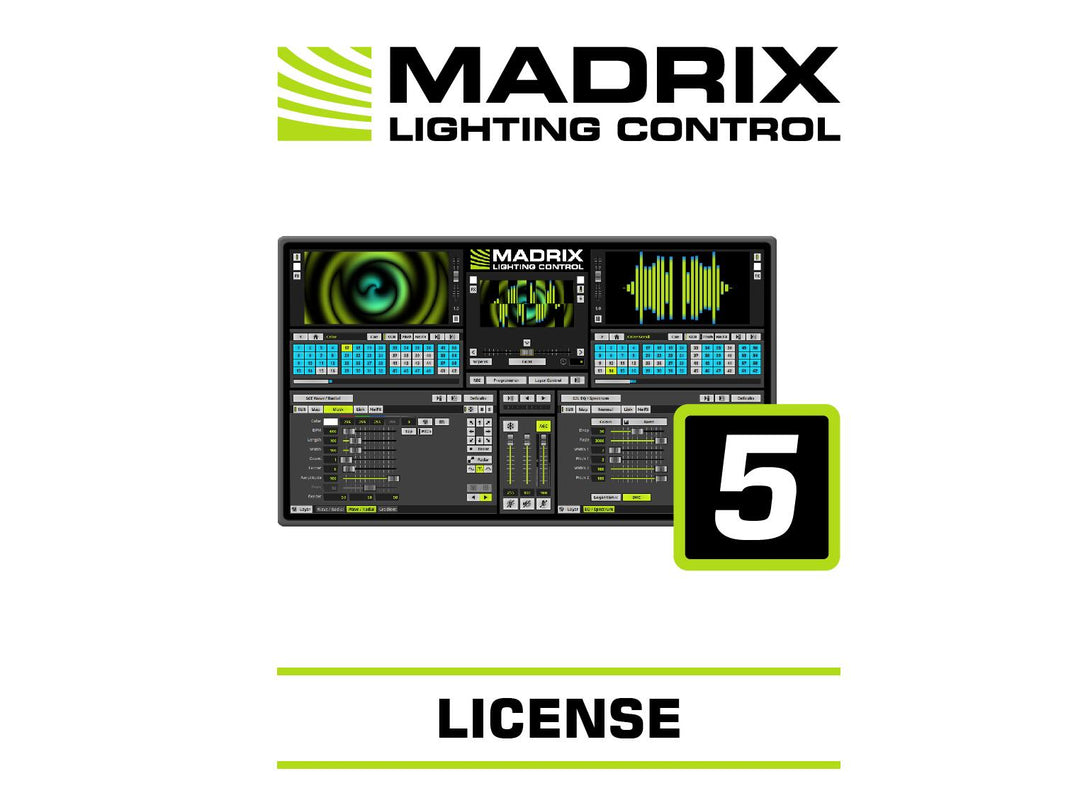 EUROLITE Sett med 5x LED PT-100/32 Pixel DMX Tube + Madrix Software