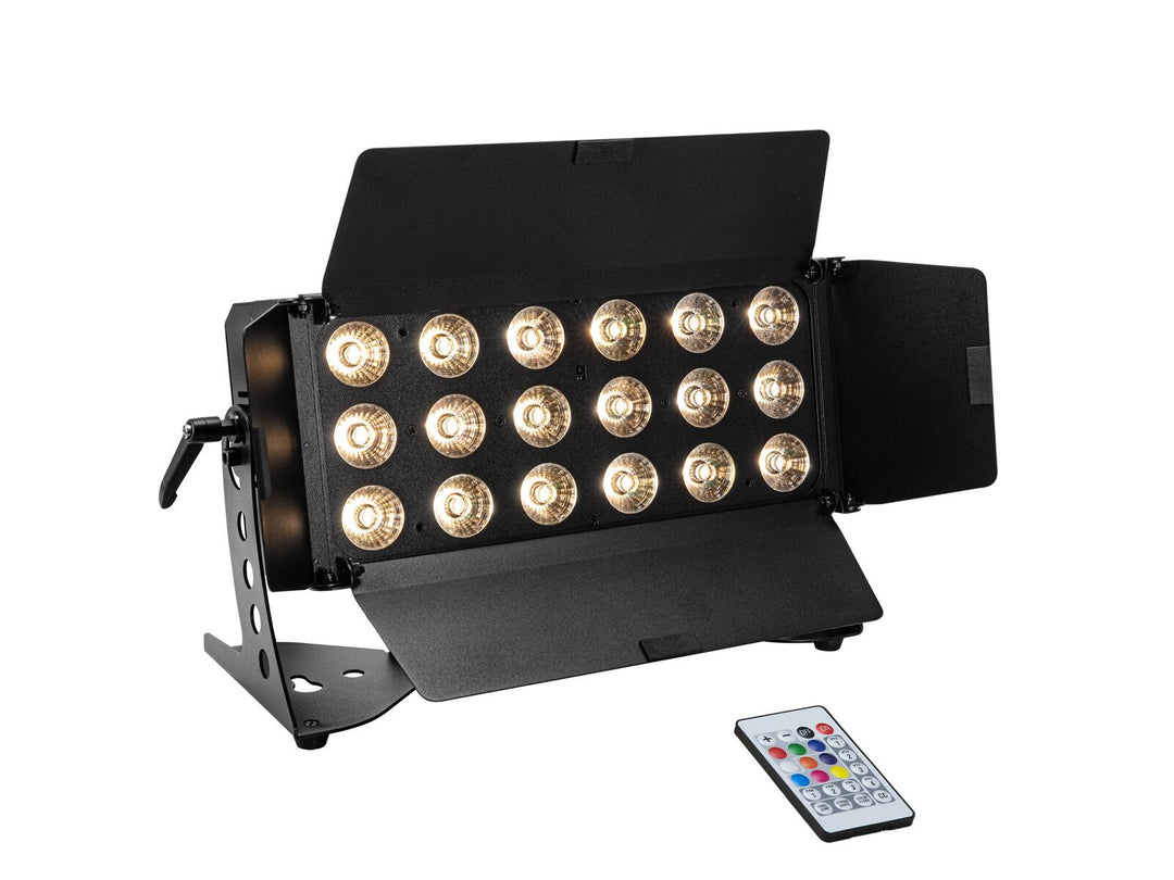 EUROLITE Sett 2x LED CLS-18 QCL RGB/WW 18x7W + Flightcase