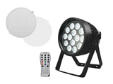 EUROLITE Set 4x LED IP PAR 14x8W QCL + Flightcase