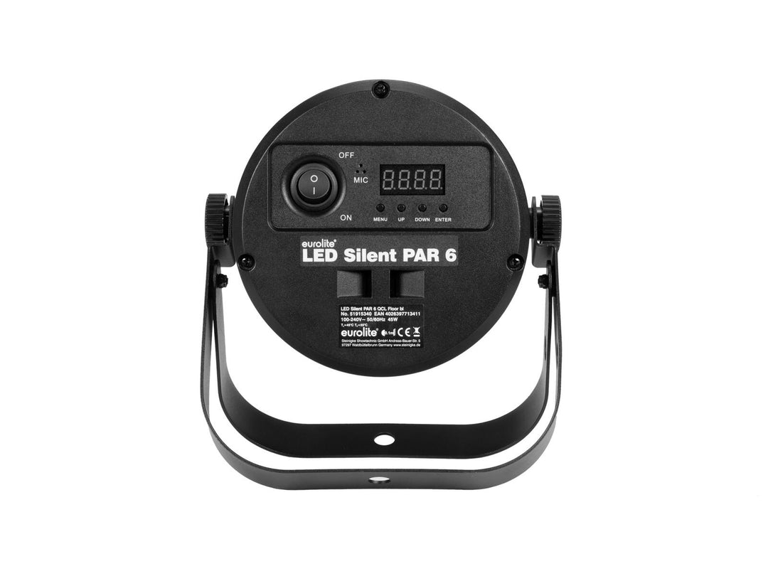 EUROLITE LED Silent Par 6 QCL gulv bk