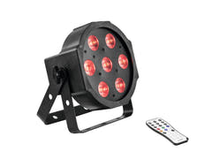 EUROLITE sett 4x LED SLS-7 HCL Floor + 2x LED FE-700 + DMX LED Color Chief-kontroller