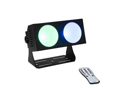 EUROLITE set 2x LED CBB-2 COB RGB-lysskinne + etui