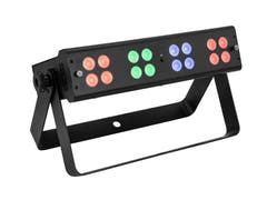 EUROLITE Set 2x LED Silent Bar 16x4W RGB/WW + Soft Bag