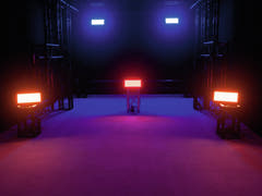 Eurolite LED Strobe Light SMD PRO 864 DMX RGB