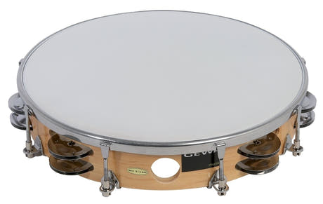 GEWA tamburin tradisjonell med skjell – 10"