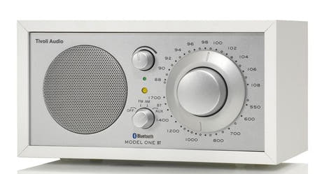 Tivoli Audio Model ONE BT med Bluetooth (hvit, sølv)