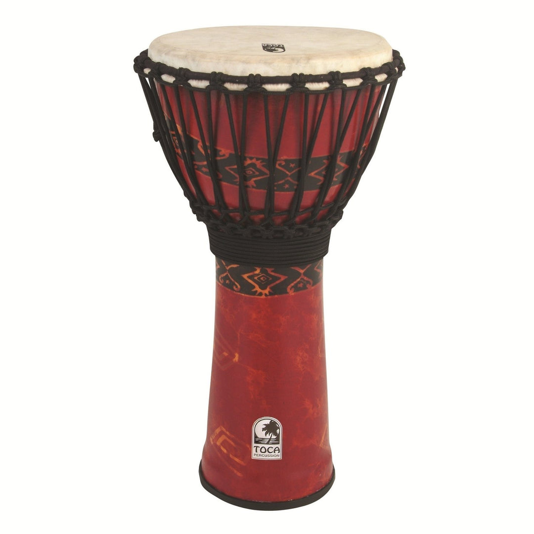 Toca Djembe Freestyle tau-stemt - Kente-tekstil (SFDJ-10K)