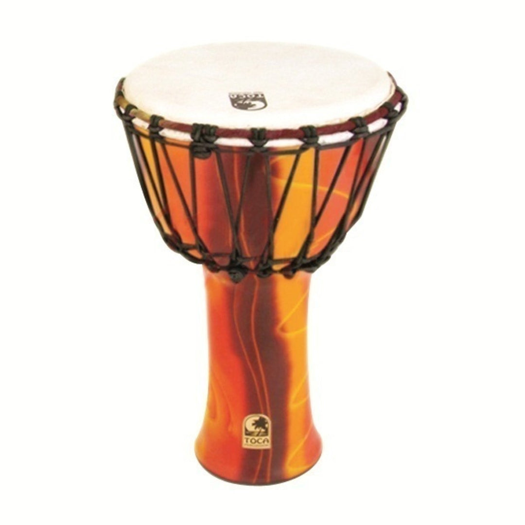Toca Djembe Freestyle tau-stemt - Kente-tekstil (SFDJ-10K)