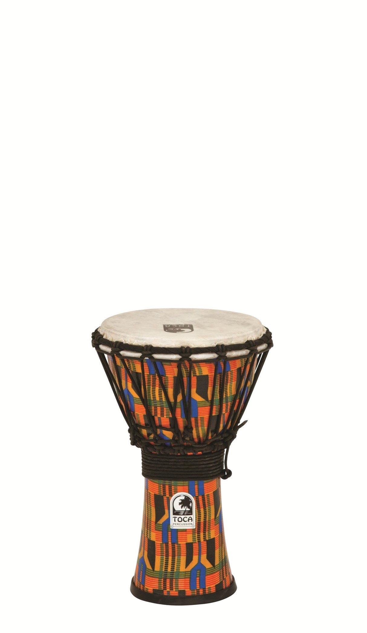 Toca Djembe Freestyle Rope Tuned - Kente Cloth (SFDJ-7K)