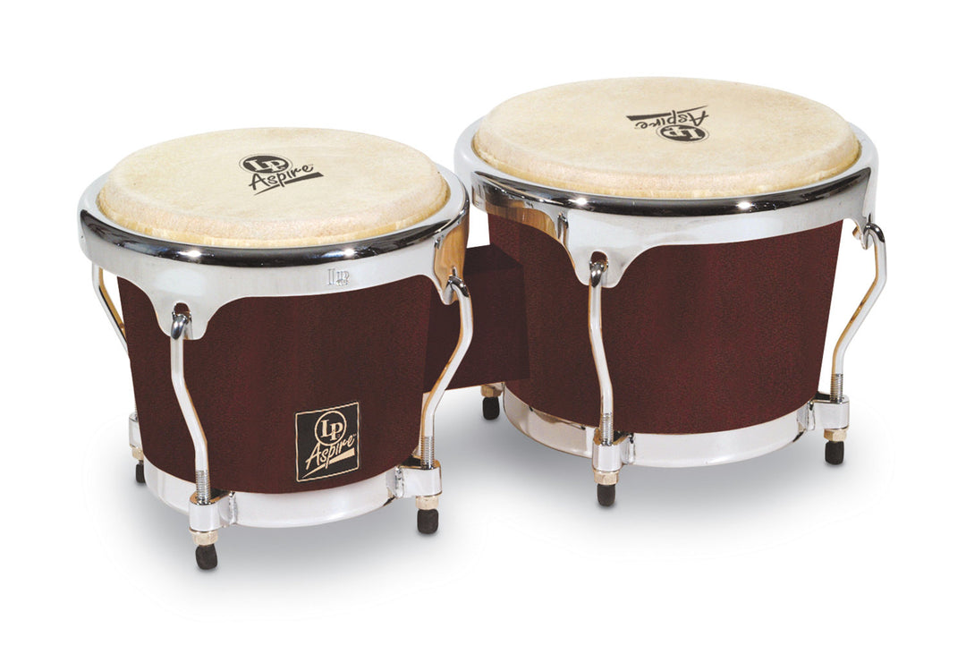Latin Perkusjon Bongo Aspire - Mørkt tre (LPA601-DW)