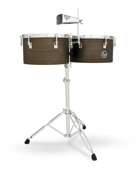 Latin Percussion Timbales Matador - Antique Coat stål (M258)