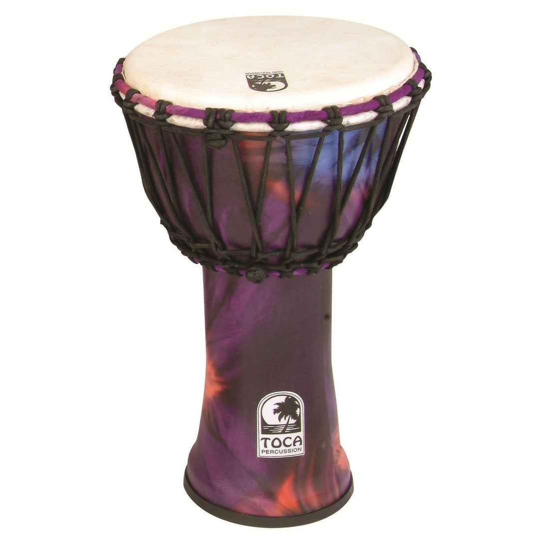 Toca Djembe Freestyle tau-stemt - Kente-tekstil (SFDJ-10K)