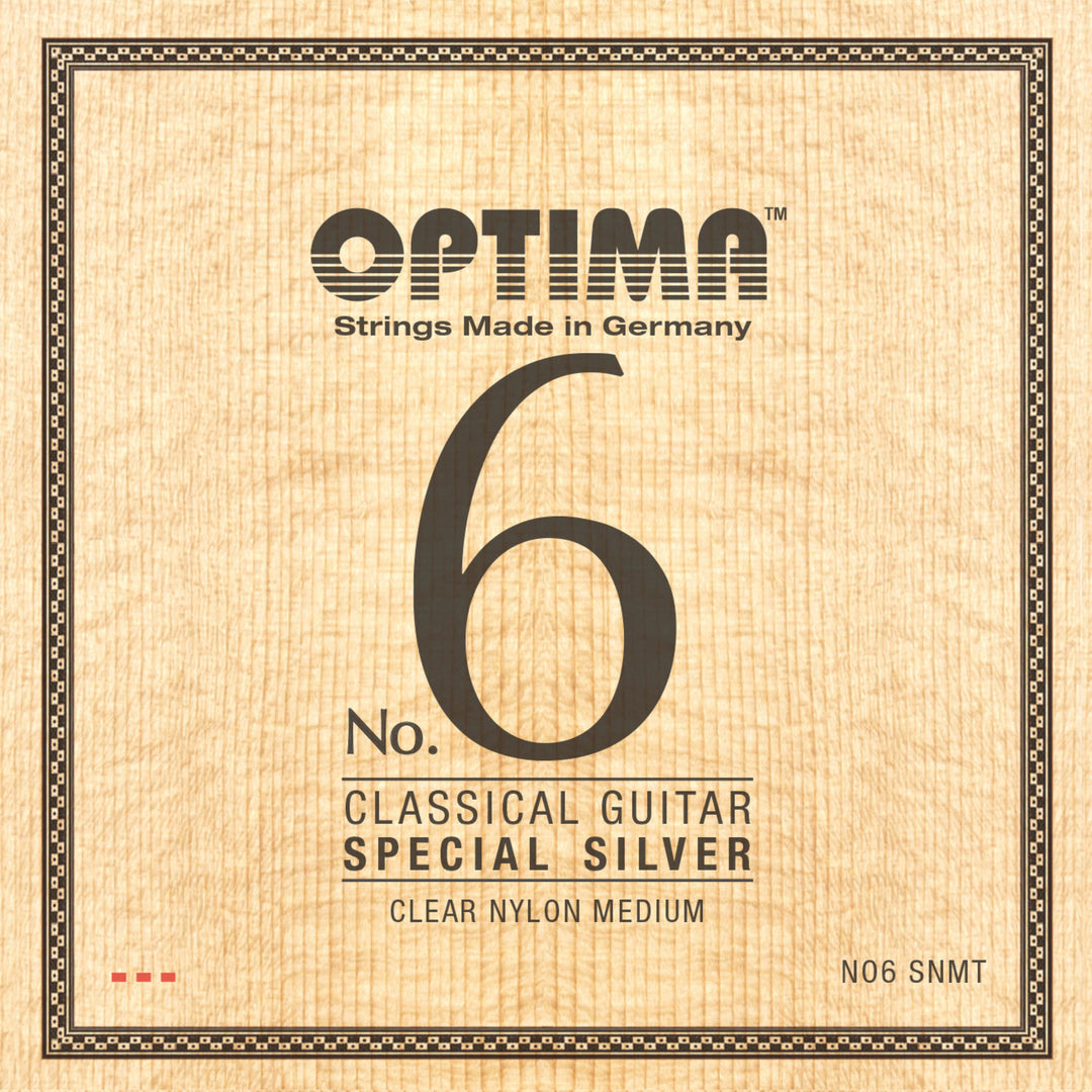 Optima strenger for klassisk gitar No. 6 Special Silver - sett Nylon medium (NO6.SNMT)