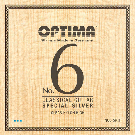 Optima strenger for klassisk gitar No. 6 Special Silver - sett Nylon high (NO6.SNHT)
